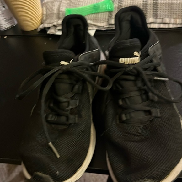 Puma black running shoes. Size 8. - Picture 2 of 2